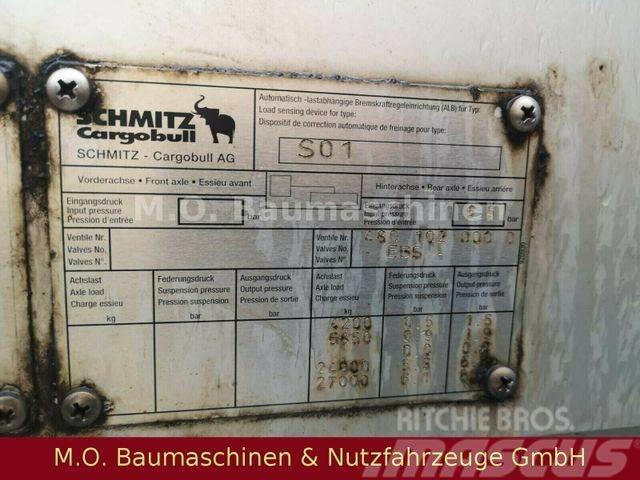 Schmitz Cargobull S 01 / 3 Achser / Luftgefedert / Mélybölcsős félpótkocsik