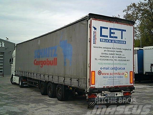 Schmitz Cargobull S02 MEGA Hubdach+LIFT Achse Elhúzható ponyvás félpótkocsik