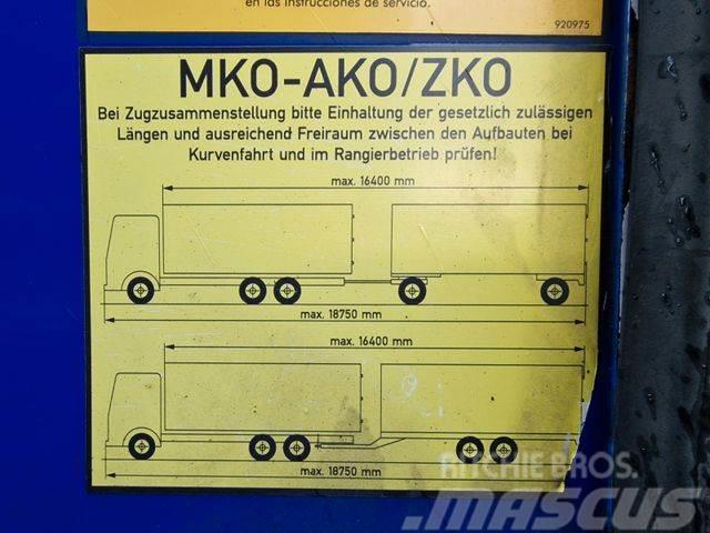 Schmitz Cargobull ZK 18/ Tandem Dobozos pótkocsik