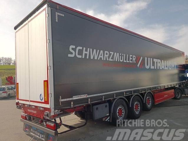 Schwarzmüller 3-A-ULTRALIGHT-Pal-Kiste Liftachse SAF 5680kgTÜV Elhúzható ponyvás félpótkocsik