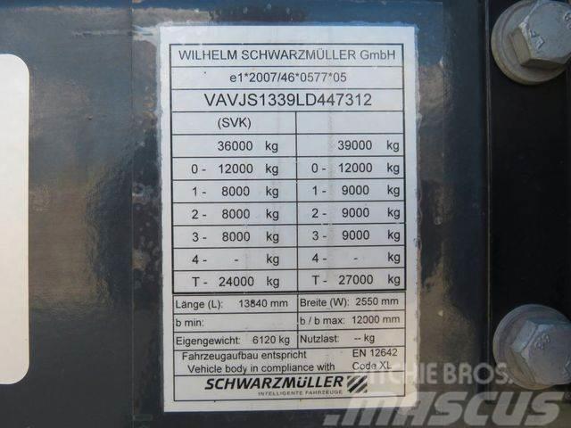 Schwarzmüller S 1*J-Serie*Standart*Lift Achse*XL Code* Elhúzható ponyvás félpótkocsik