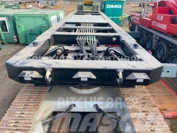  Schwerlastplattform autark, Nutzlast 100 tonnen Mélybölcsős félpótkocsik