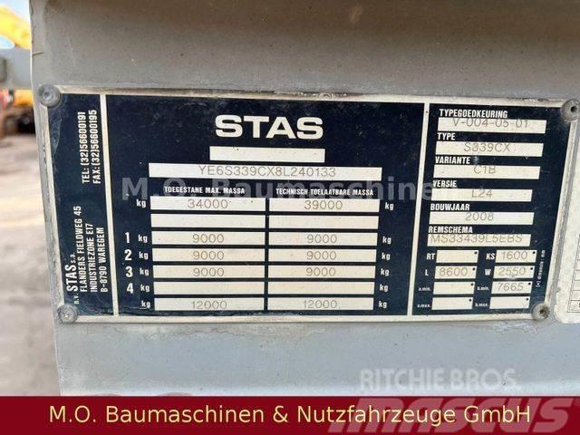 Stas S339CX / 3 Achser / Luft / Plane / Billenő félpótkocsik