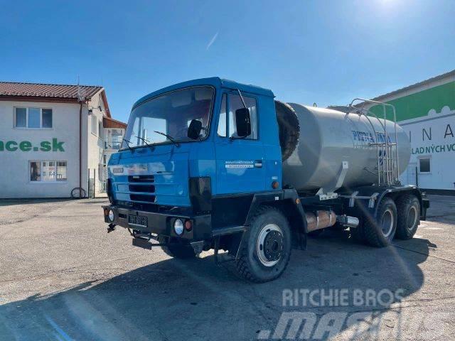 Tatra 815 6x6 stainless tank-drinking water 11m3,858 Tartályos teherautók