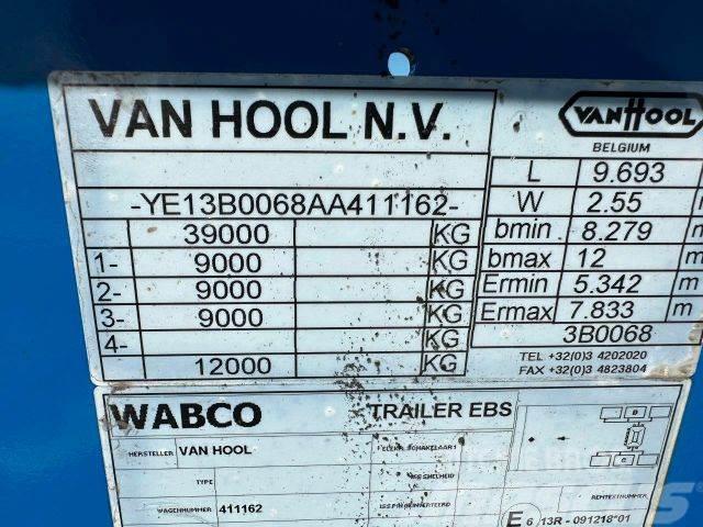 Van Hool LOWDECK for containers vin 162 Félpótkocsi alvázak