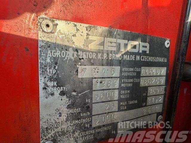 Zetor 7245 4x4 + snow blower vin 407 Traktorok
