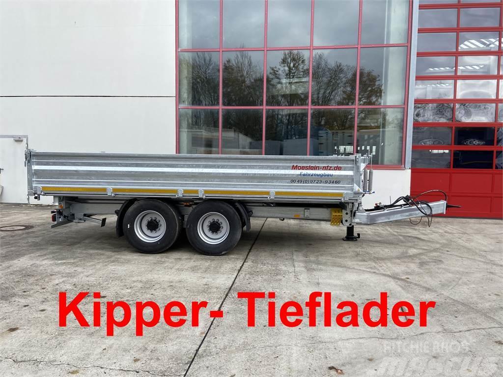 Möslein TTD 14 5,70 m 14 t Tandem- Kipper Tieflader 5,70 Billenő pótkocsik