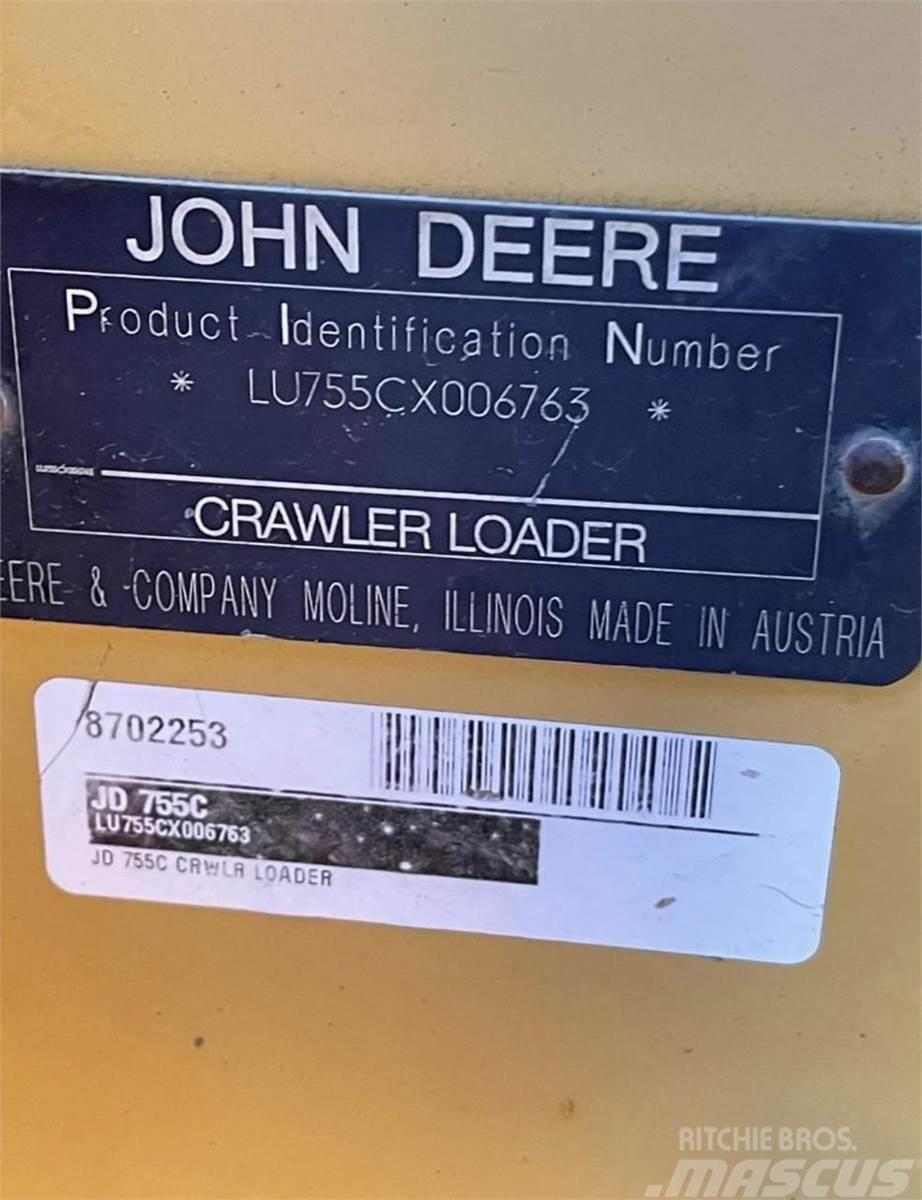 John Deere 755C Lánctalpas homlokrakodók