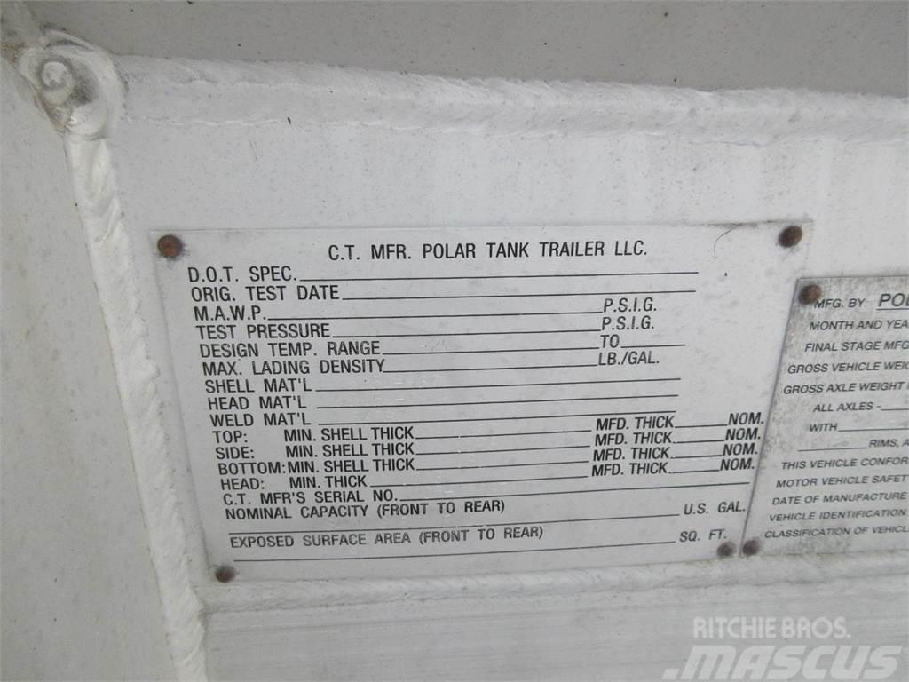 Polar 8400 GALLON CRUDE TANKER AIR RIDE WITH PUMP 200 BB Tartályos pótkocsik