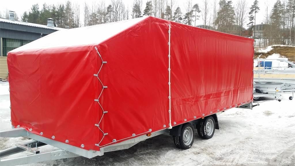 Boro ATLAS 6x2,2x1,9 3500 kg pressu Ponyvás pótkocsik