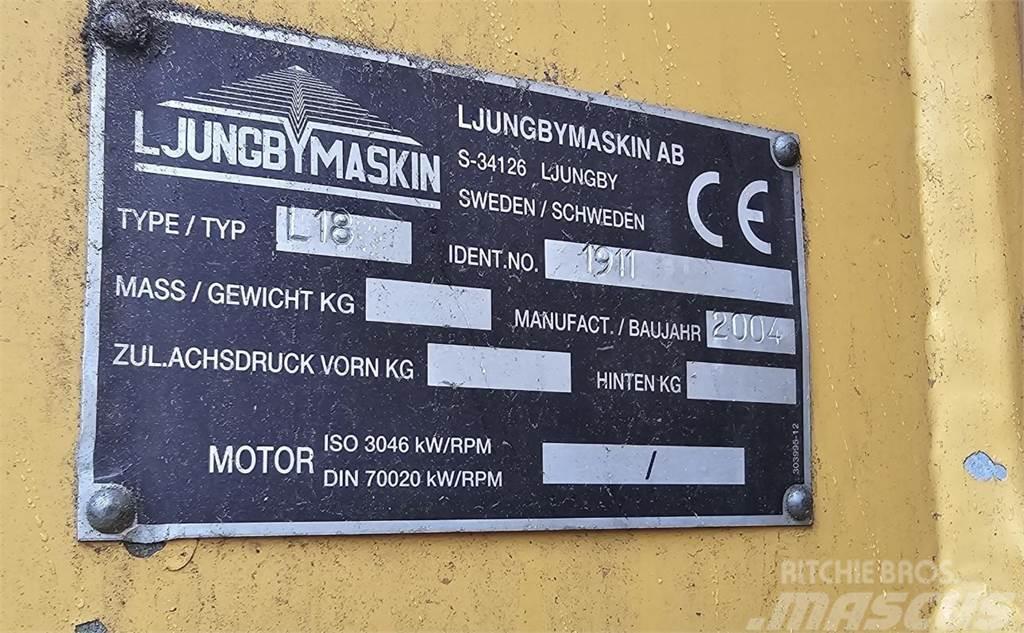 Ljungby Maskin L 18 Gumikerekes homlokrakodók