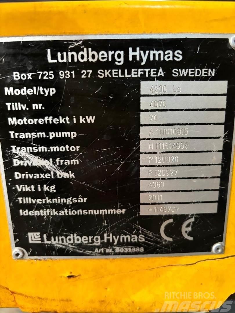 Lundberg 4200 LS HIGH SPEED Gumikerekes homlokrakodók