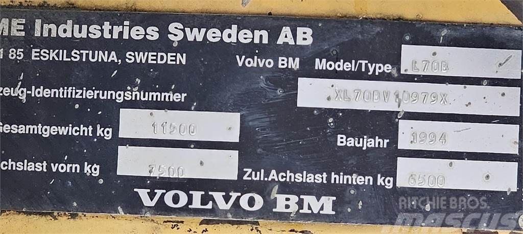 Volvo BM L 70 B Gumikerekes homlokrakodók