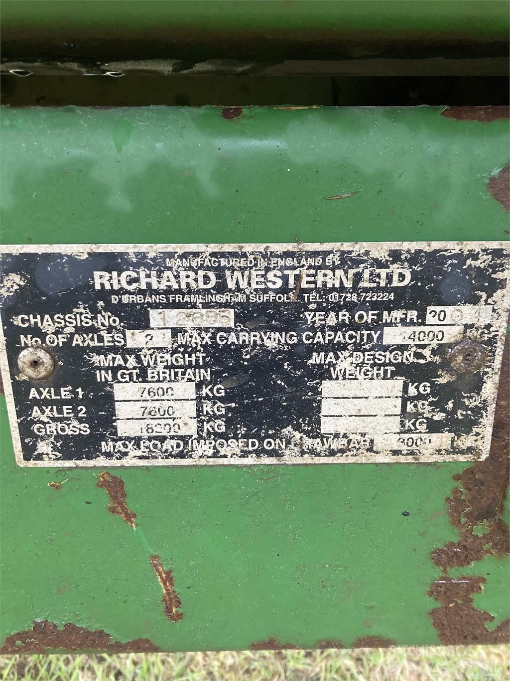 Richard Western ENSILAGEVAGN Egyéb rakodók - kotrók és tartozékok