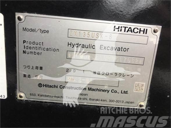 Hitachi ZX135USK-6 Lánctalpas kotrók