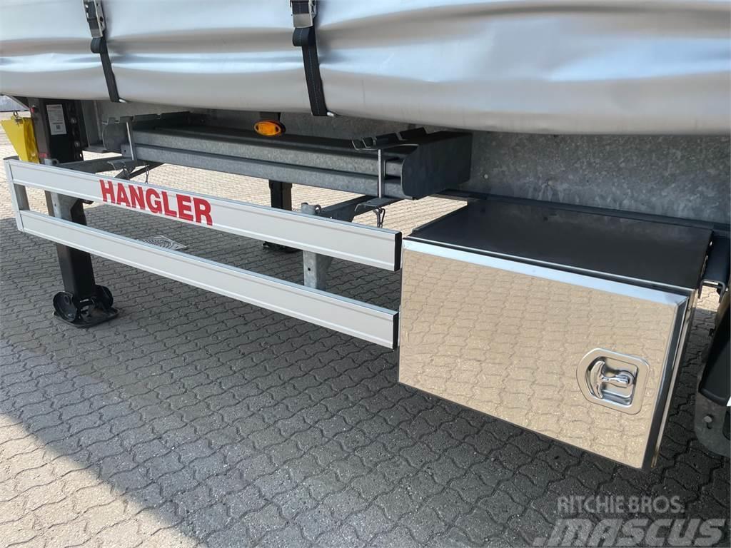 Hangler 4-aks Truckbeslag, Hårdttræ, Hævetag DEMO Elhúzható ponyvás félpótkocsik