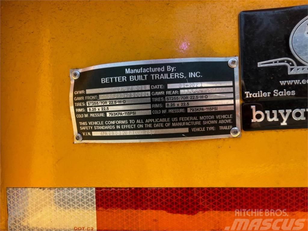 Better Built TRAILER 35-Ton Equipment Trailer Platós / Ponyvás félpótkocsik