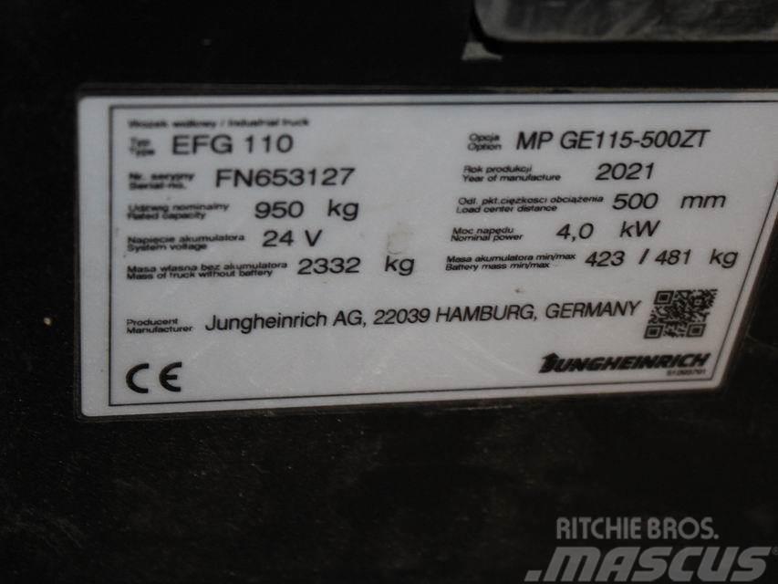 Jungheinrich EFG 110 MP GE115-500ZT Elektromos targoncák
