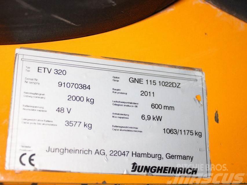 Jungheinrich ETV 320 GNE115-1052DZ Tolóoszlopos targonca