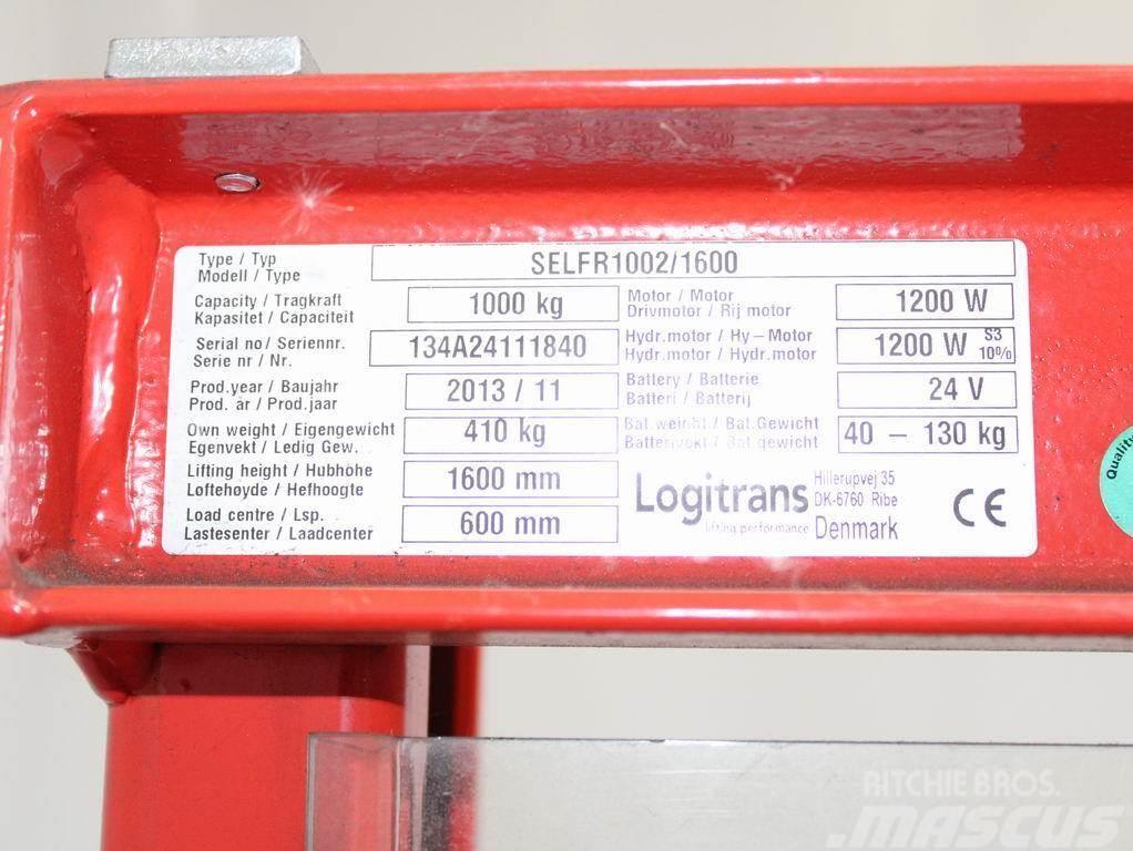 Logitrans SELFR 1002/1600 Gyalogkíséretű targonca