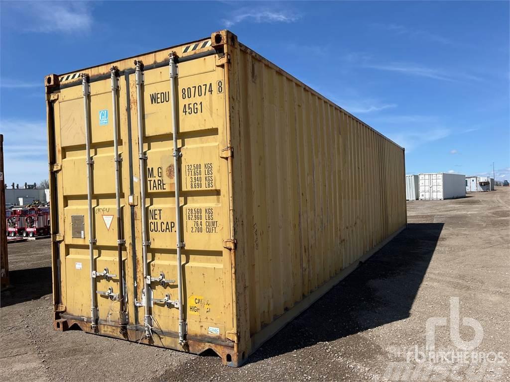  40 ft High Cube Speciális konténerek