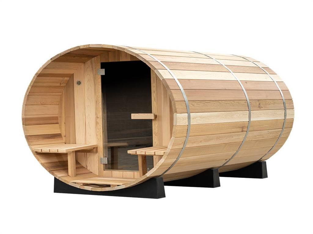  8 ft Barrel Sauna Kit and Wood ... Egyebek