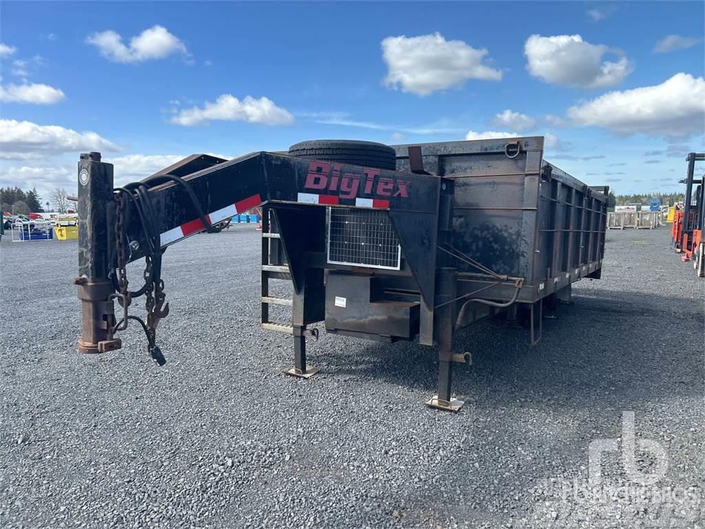 Big Tex 16 ft T/A Gooseneck Dump (Inope ... Járműszállító pótkocsik