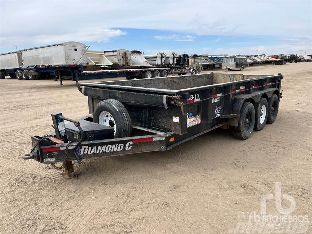Diamond C 16 ft Tri/A Dump Járműszállító pótkocsik