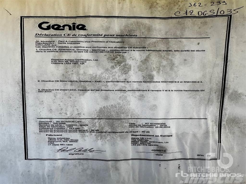Genie GS-3268 Ollós emelők