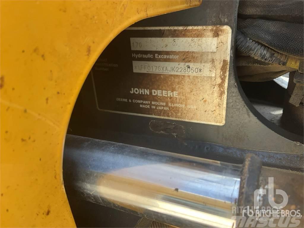 John Deere 17G Mini kotrók < 7t