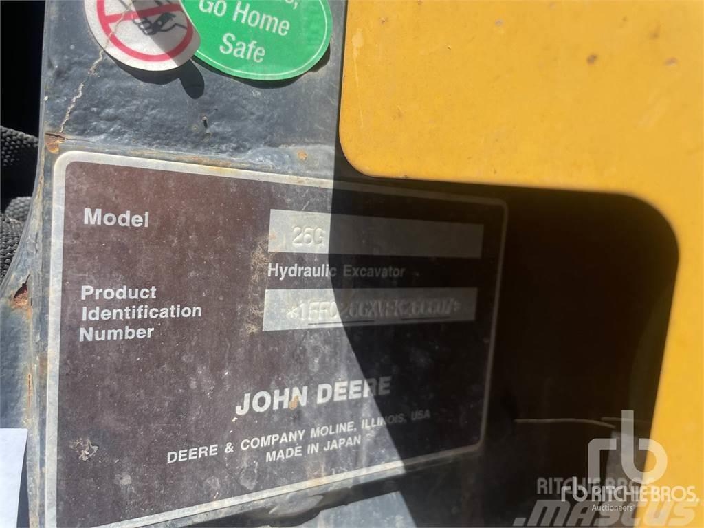 John Deere 26G Mini kotrók < 7t