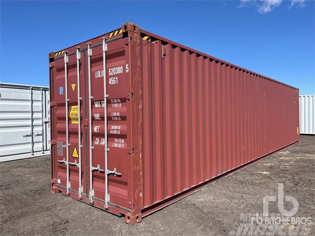  KJ 40 ft One-Way High Cube Speciális konténerek