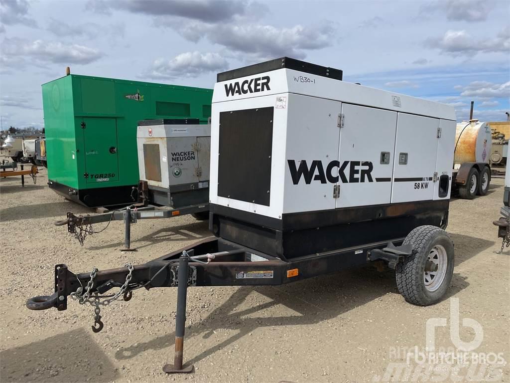 Wacker G70 Dízel áramfejlesztők