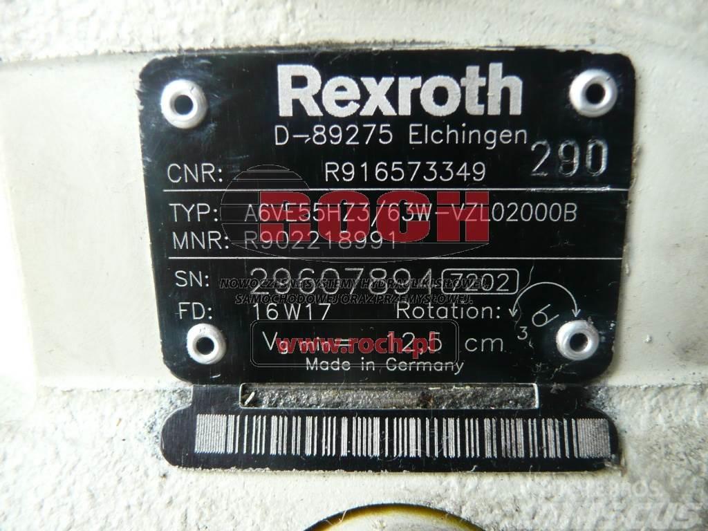 Rexroth A6VE55HZ3/63W-VZL02000B Motorok