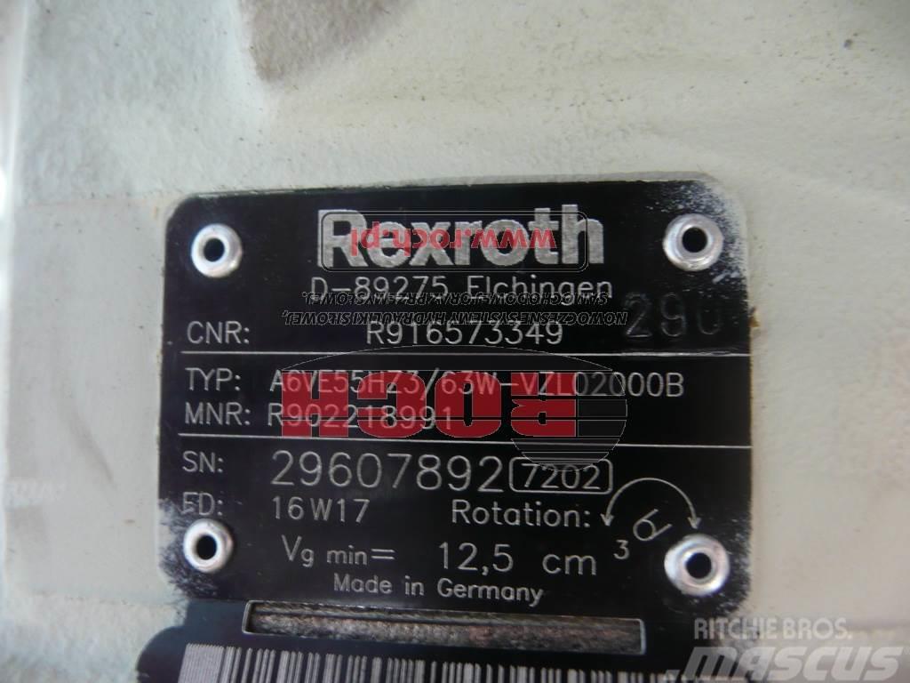 Rexroth A6VE55HZ3/63W-VZL02000B R902218991 r916573349+ GFT Motorok