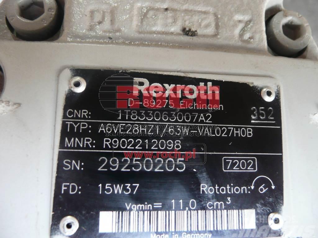Rexroth + BONFIGLIOLI A6VE28HZ1/63W-VAL027H0B 1T833063007A Motorok