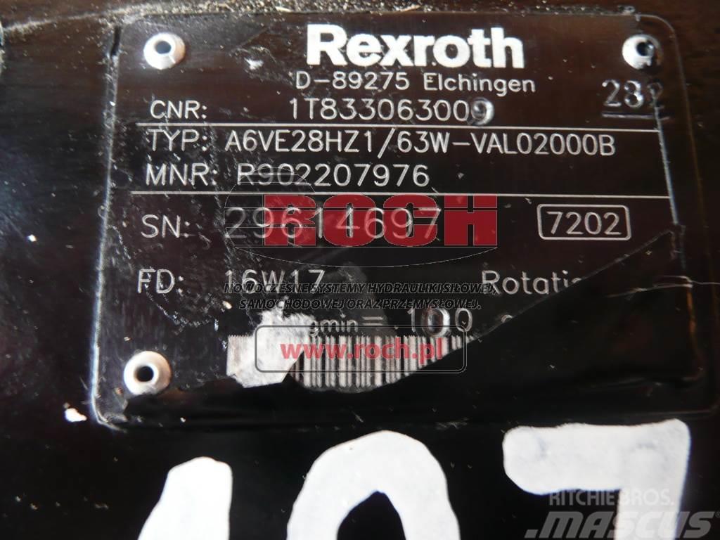Rexroth + BONFIGLIOLI A6VE28HZ1/63W-VAL02000B R902207976 1 Motorok