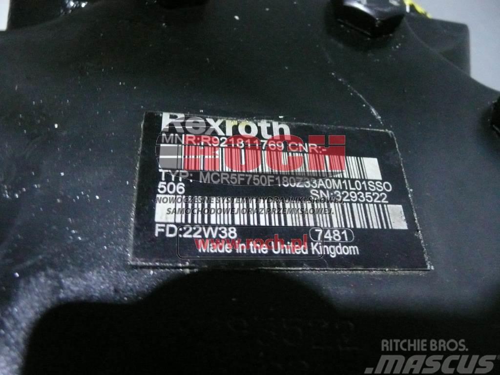 Rexroth MCR5F750F180Z33A0M1L01SS0506 Motorok