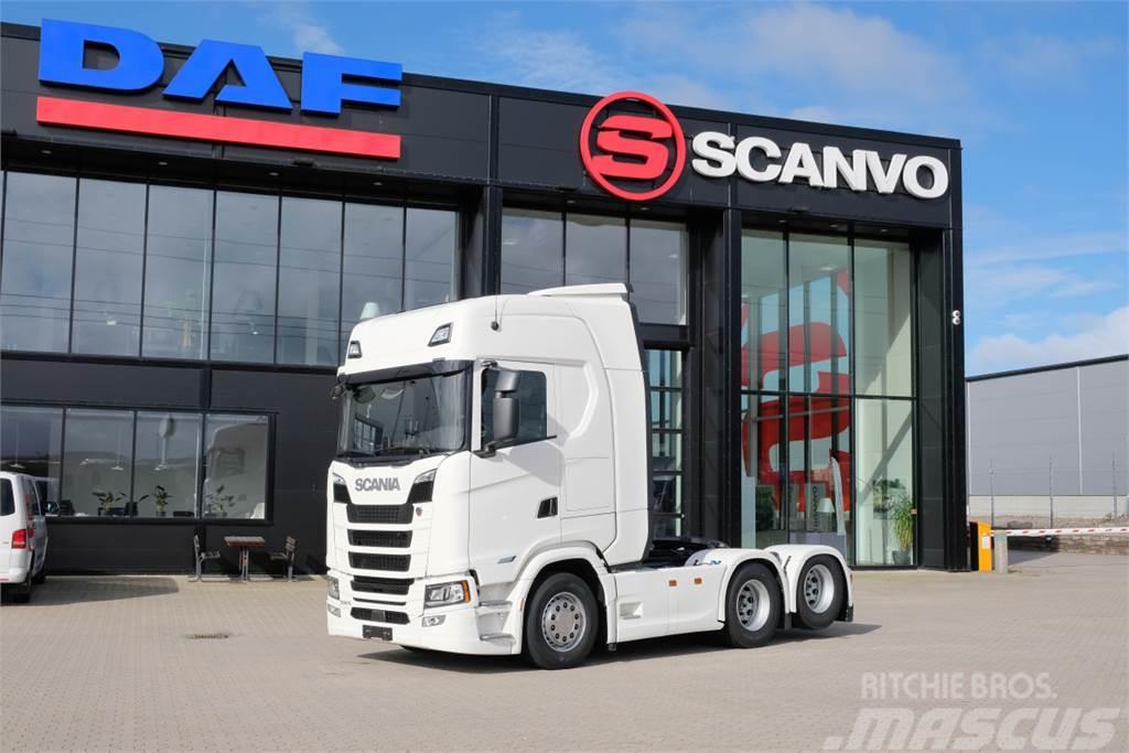 Scania S 500 6x2 dragbil med 2950 mm hjulbas Nyergesvontatók