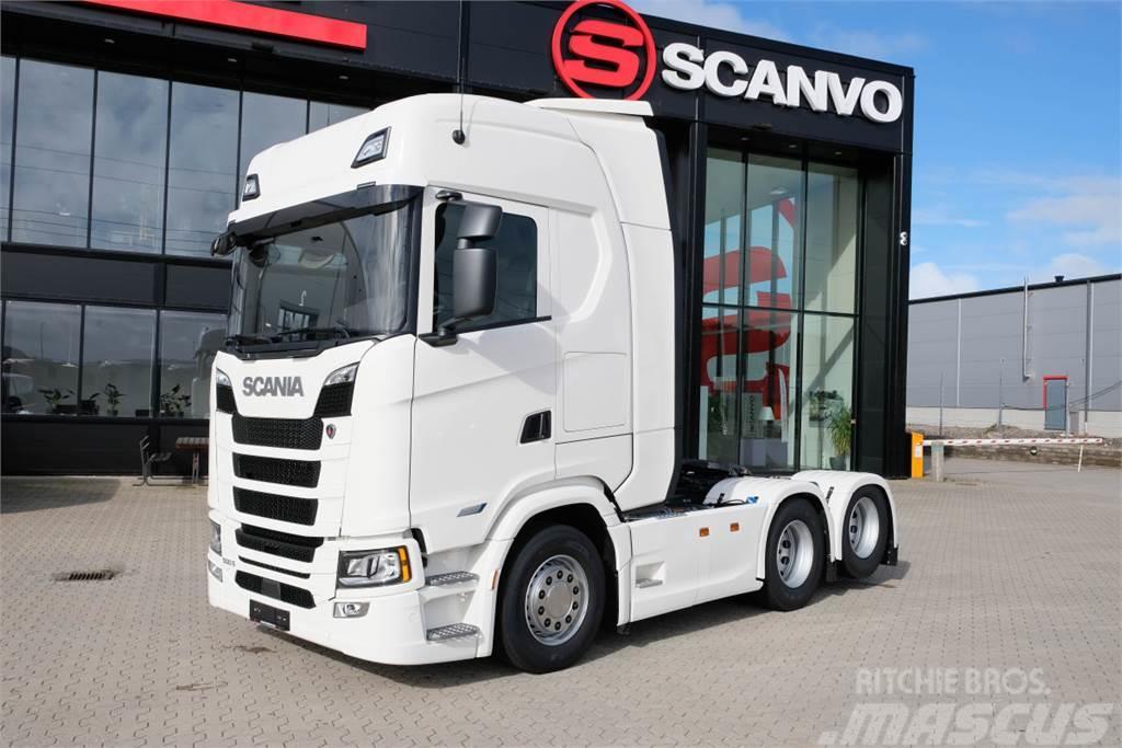 Scania S 500 6x2 dragbil med 2950 mm hjulbas Nyergesvontatók