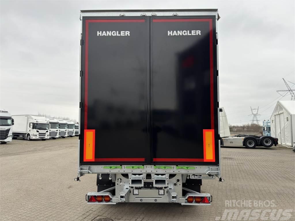  Trailer Hangler 3-axlad gardintrailer med Norgebog Ponyvás pótkocsik
