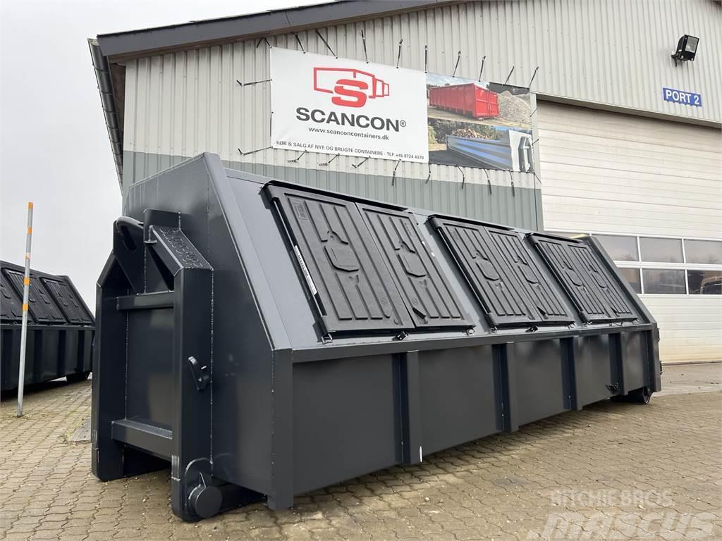  Scancon SL5015 - 5000mm lukket container 15m3 Emelőhorgos rakodó