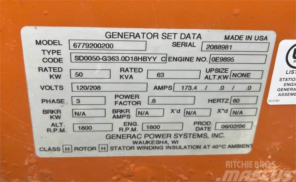 Generac SD50 Dízel áramfejlesztők