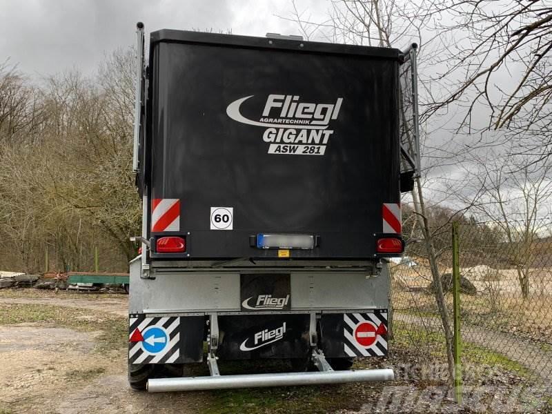 Fliegl ASW 281 GIGANT FOX + Top Lift Light 40m³ Egyéb mezőgazdasági pótkocsik