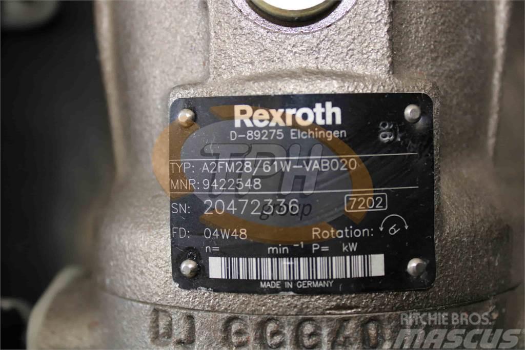 Rexroth R909422548 Hydraulik Motor A2FM28/61W-VAB020 Egyéb alkatrészek