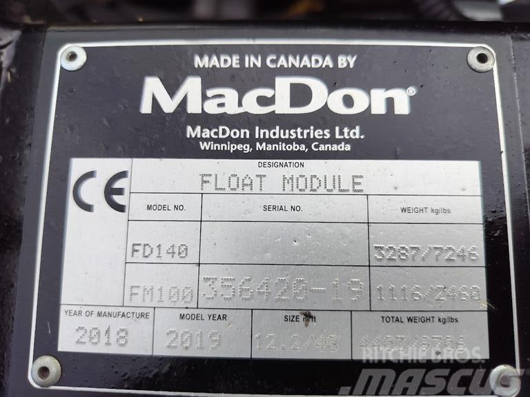 MacDon FD 140 Kombájn tartozékok