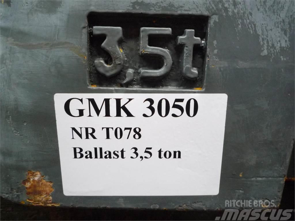 Grove GMK 3050 counterweight 3,5 ton Daru tertozékok és felszerelések