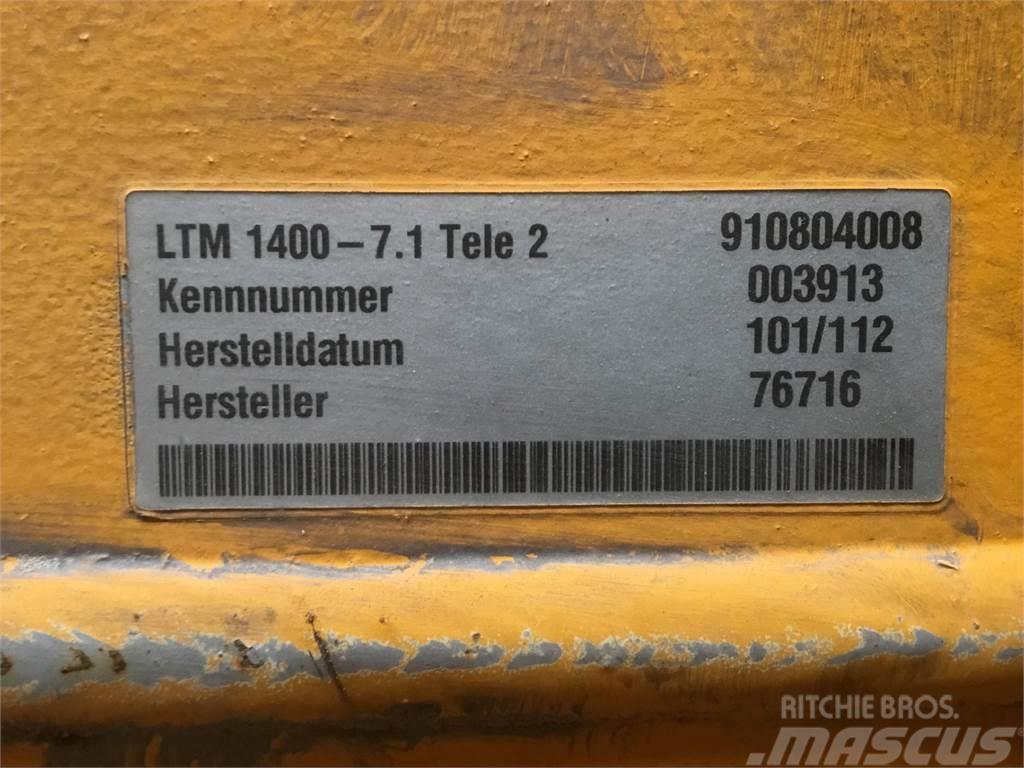 Liebherr LTM 1400-7.1 telescopic section 2 Daru tertozékok és felszerelések