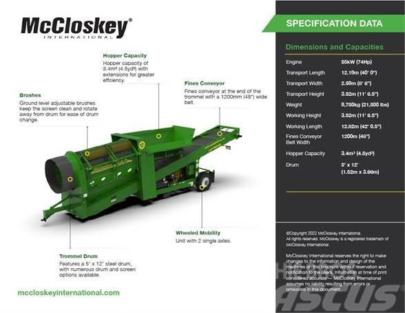 McCloskey 512A Osztályozó berendezések