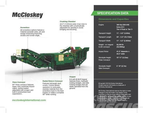 McCloskey I44RV3HD Törőgépek